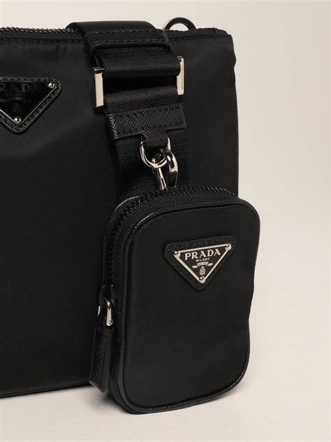 prada borsa a tracolla|Prada nylon sling bag.